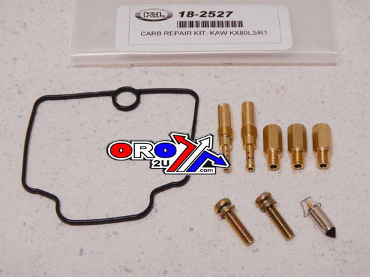 CARBURETOR REPAIR KIT, KAWASAKI KX80 91-97, KL18-2527
