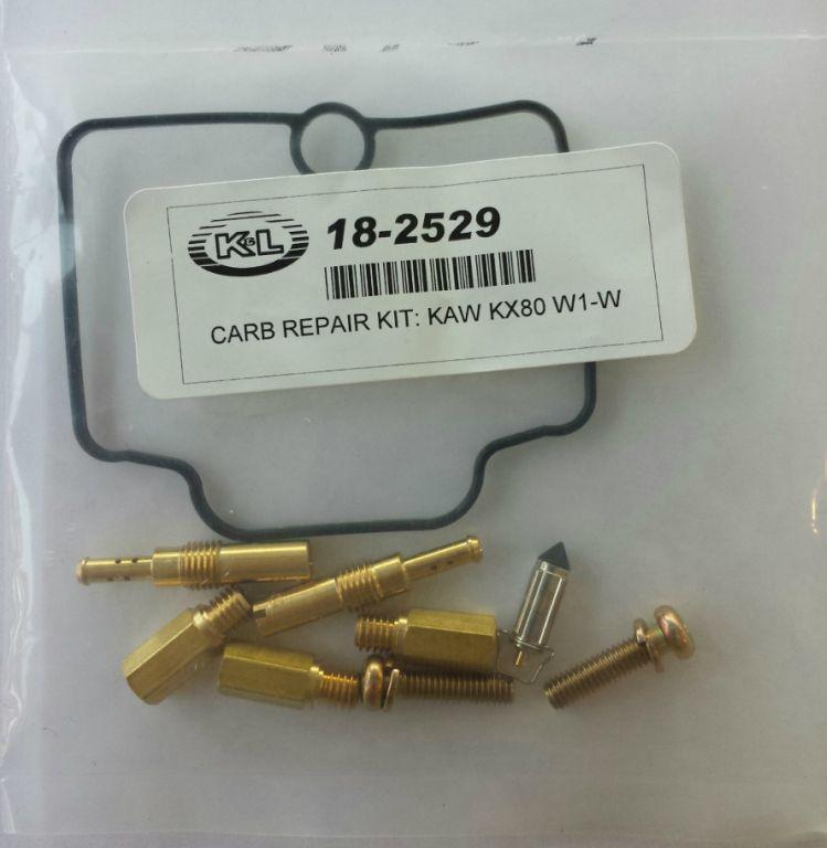 CARBURETOR REPAIR KIT, KAWASAKI KX80 98-00, KL18-2529