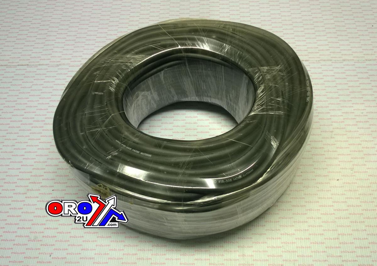 PIPE 6mm BLACK 100 METRE ROLL