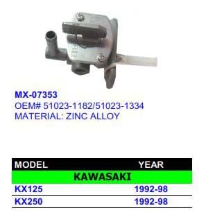FUEL TAP KAW KX125 92-98, KX250 92-98, PSYCHIC MX-07353