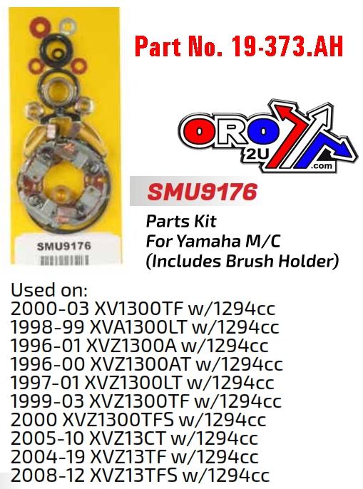 STARTER MOTOR REPAIR KIT, YAMAHA XVZ1300 96-03, SMU9176