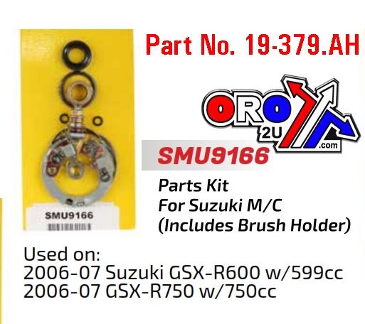 STARTER MOTOR REPAIR KIT, SUZUKI GSX-R600/750 06-07 SMU9166