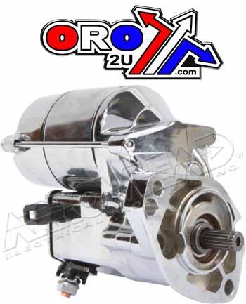 STARTER MOTOR HD 1.4 KW 89-06, HARLEY DAVIDSON, CHROME, ARROWHEAD SHD0006-C