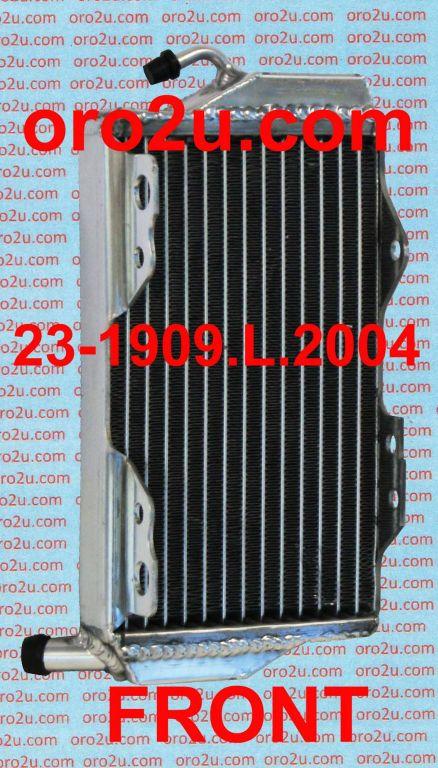 RADIATOR HONDA CR125 04 LEFT, 008166 IROD 19015-KSR-J02