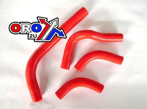 HOSE KIT/4 04-09 CRF250 RED SILICONE RADIATOR HOSE KITS