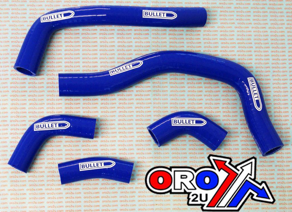 HOSE KIT/5 HONDA CRF450R 05-08 BLUE, SILICONE RADIATOR HOSE