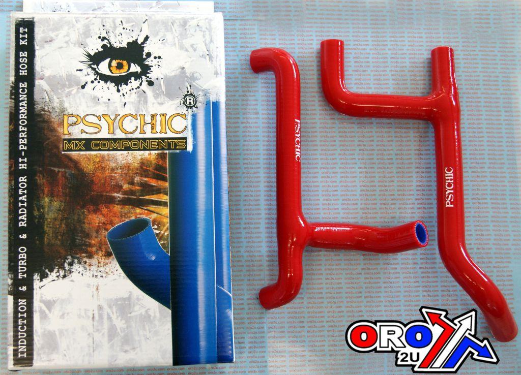 HOSE KIT/2 09-11 TC250 RED PSYCHIC MX-10023RD SILICONE RADIATOR HOSE HUSQVARNA