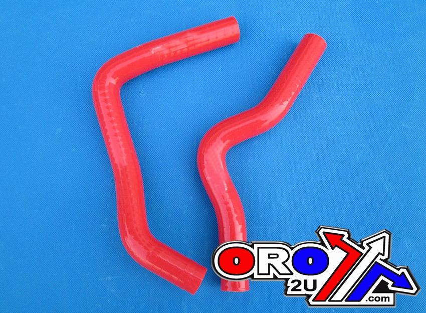 HOSE KIT/2 SUZUKI RM85 00-12 RED, SILICONE RADIATOR