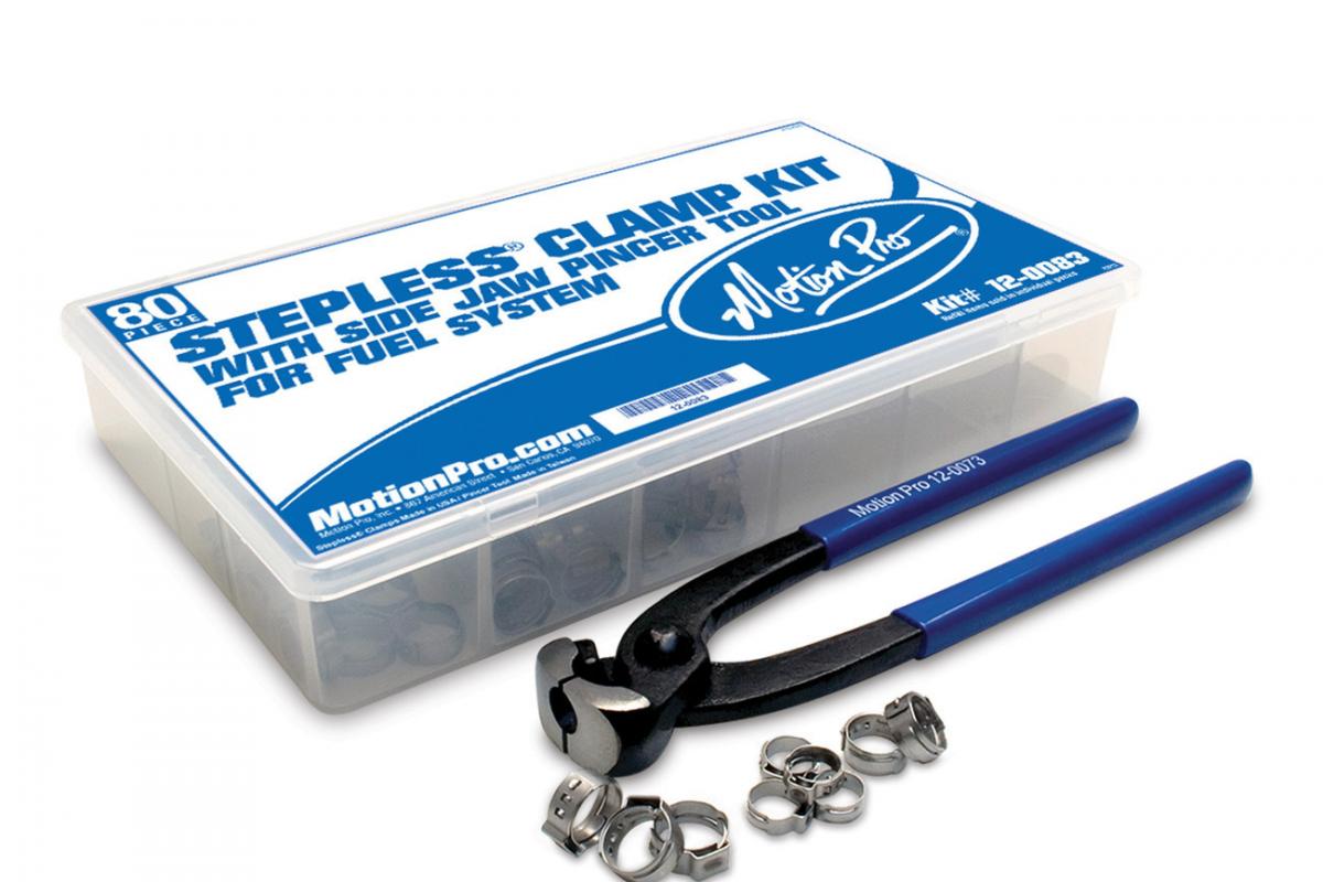 80 PIECE STEPLESS CLAMP SET, 12-0083 MOTION PRO 8-18mm