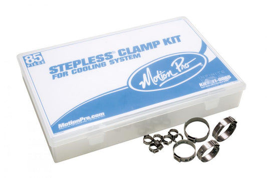 85 PIECE STEPLESS CLAMP SET, 11-0065 MOTION PRO 15-44mm