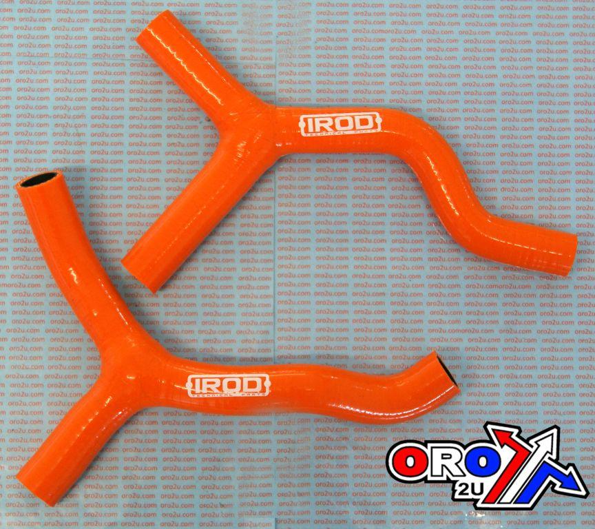 HOSE KIT/2 KTM 85 SX 13-17, SILICONE RADIATOR ORANGE, IROD 010060