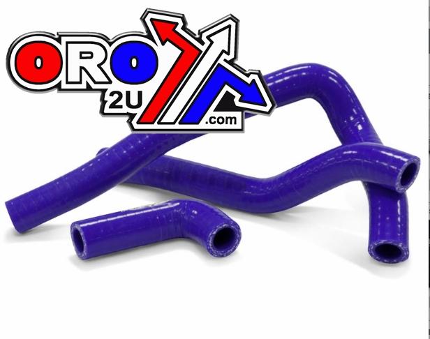 BLUE SILICONE RADIATOR HOSE KIT/2 KAW KX65 00-14, SUZ RM65 03-05