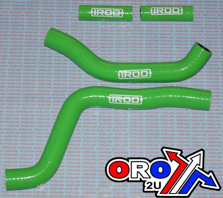 HOSE KIT KAWASAKI KX125 05-07, SILICONE RADIATOR COOLING, IROD 010016