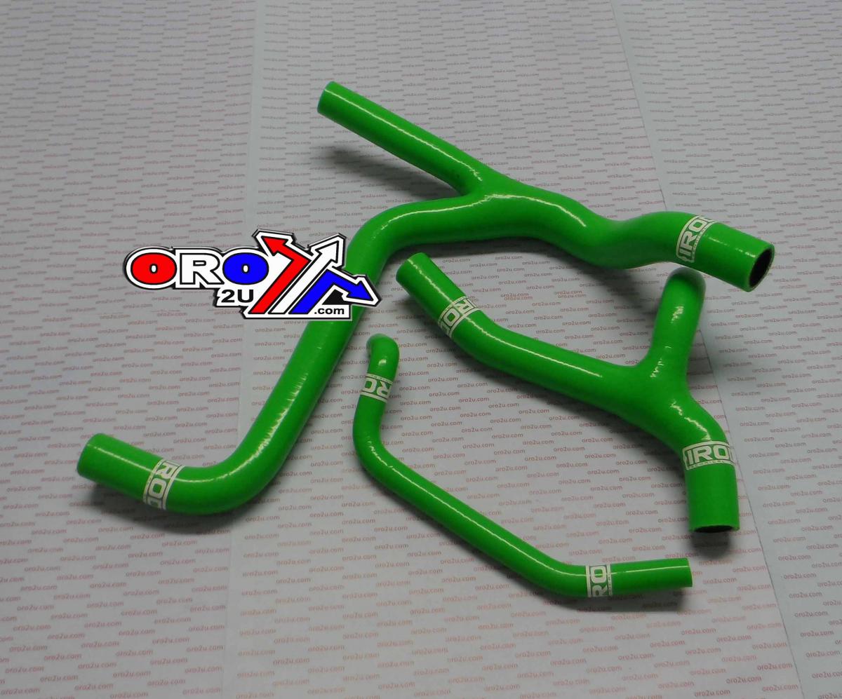 HOSE KIT KFX450 08-13 KAWASAKI SILICONE RADIATOR GREEN ATV