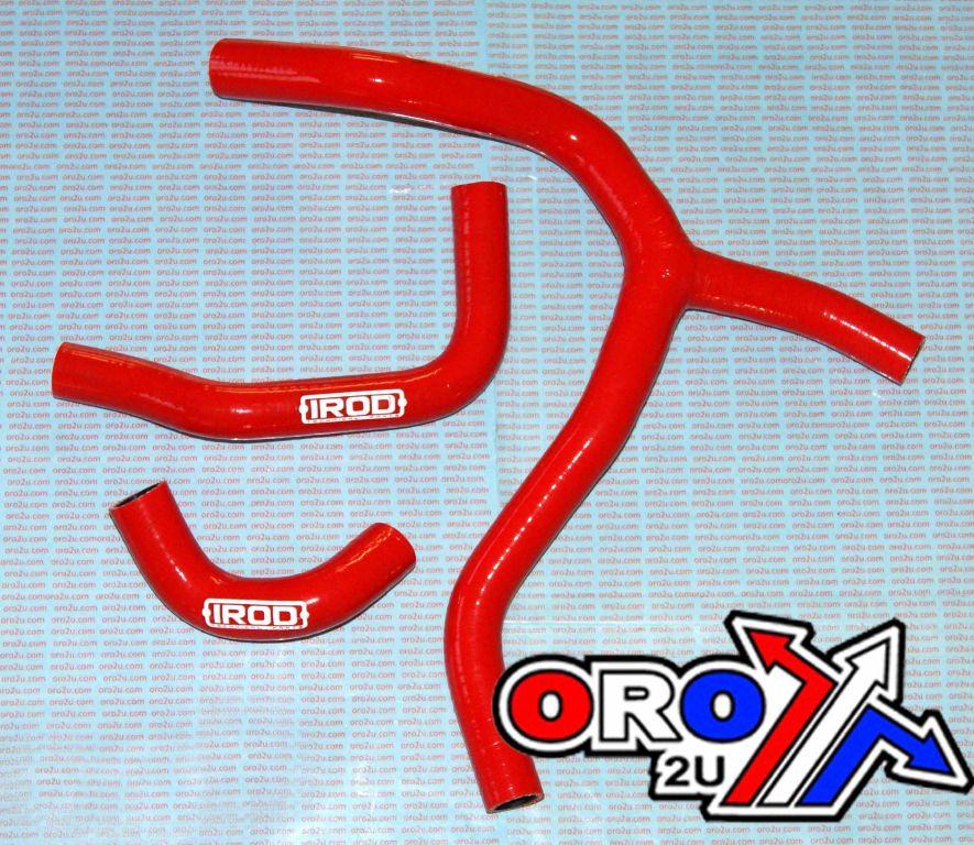 HOSE KIT HONDA CRF450R 13-14, SILICONE RADIATOR RED, IROD 010066