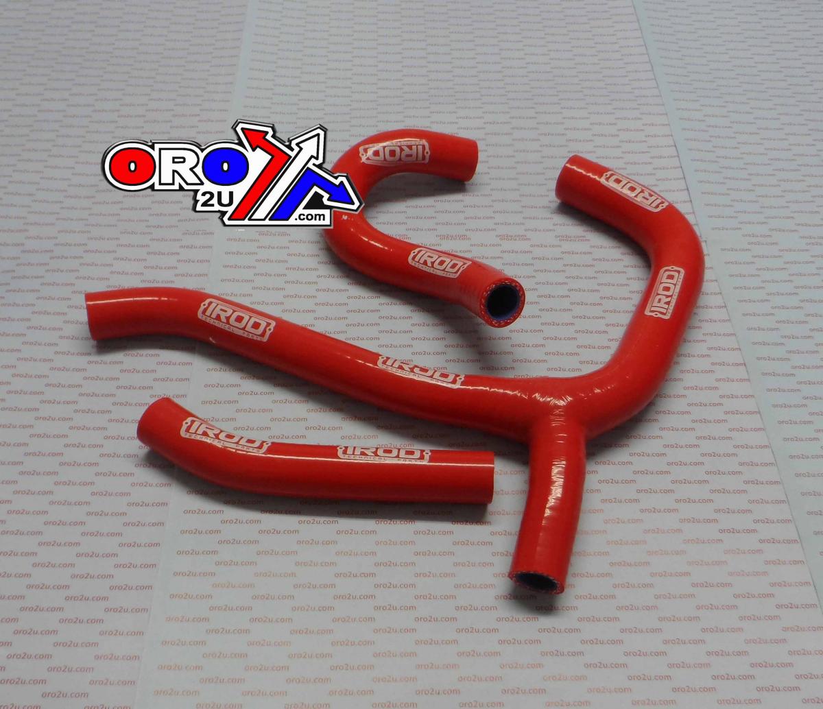 HOSE KIT CRF250R 14-16, SILICONE RADIATOR RED, IROD