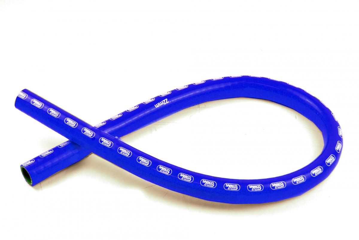 SILICONE HOSE 22MM 1 METER, BLUE, UNIVERSAL AIR, WATER, INTAKE