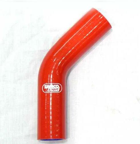 SILICONE HOSE 19MM 45 BEND, RED, UNIVERSAL AIR, WATER, INTAKE