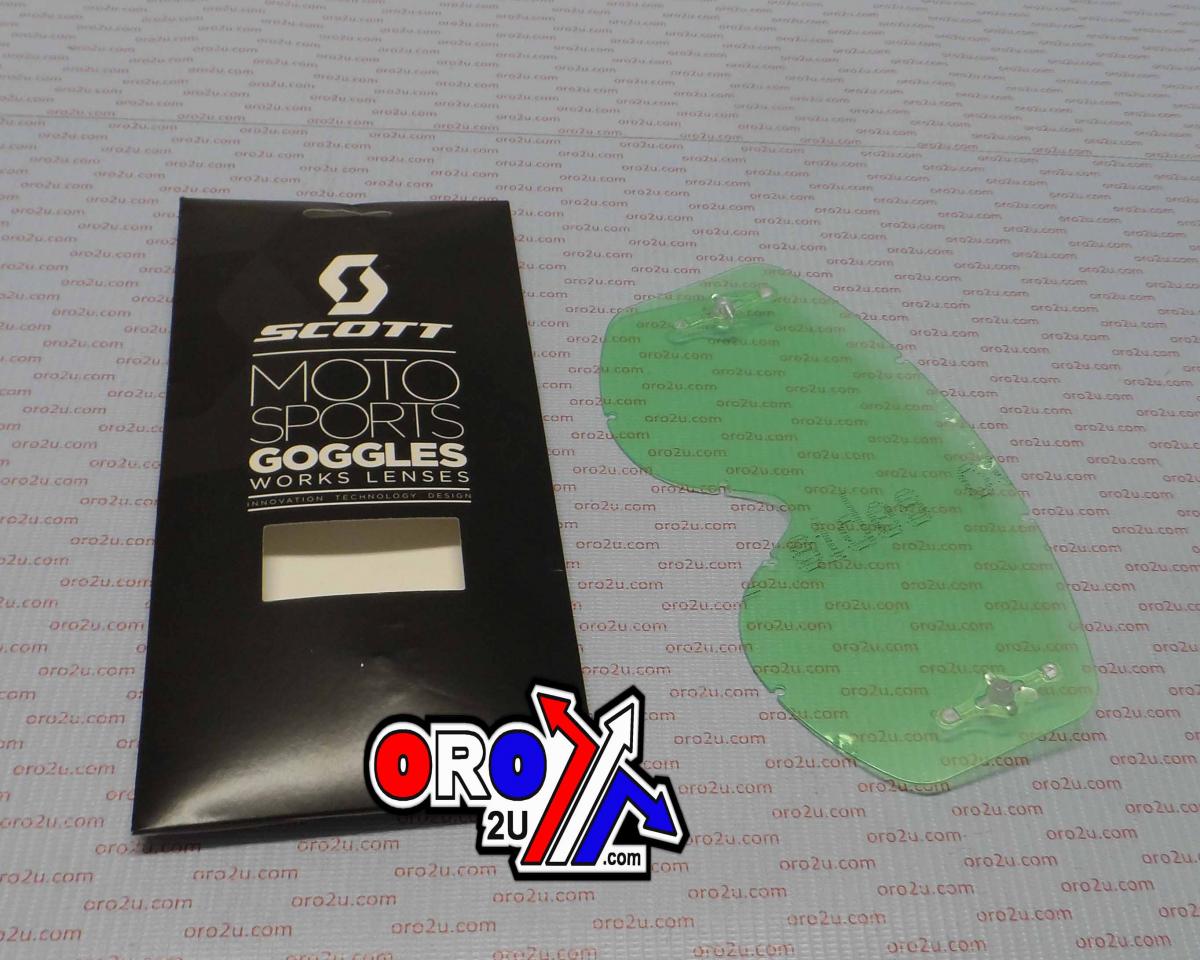SCOTT GOGGLE LENS 80/RECOIL WFS DRILL, ANTI-FOG CLEAR LENS, 205187-102