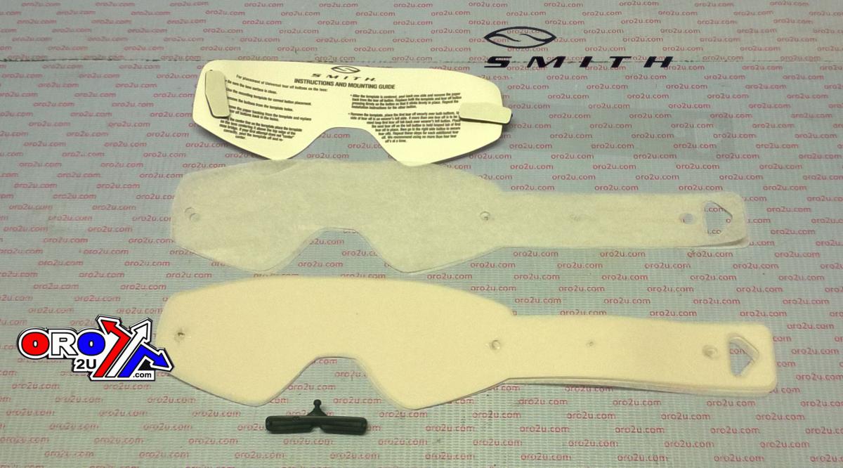 SMITH GOGGLES UNIVERSAL TEAROFFS PK/12