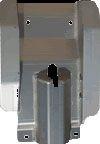 REAR SKID PLATE, YAMAHA RAPTOR YFM660R 01-05