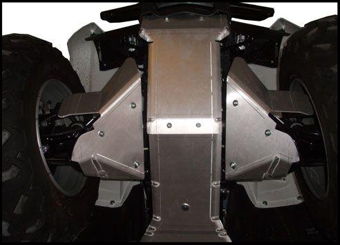A-ARM GUARDS FRONT AND REAR, HONDA TRX420 I.R.S, 09-14
