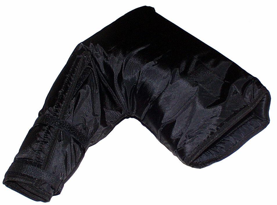 BLACK HANDWARMERS UNIVERSAL, WITH INNER FLEECE LINING.
