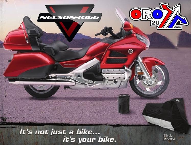 FALCON DEFENDER BLACK LARGE, MOTORCYCLE BIKE COVER, DE-2000-03-LG