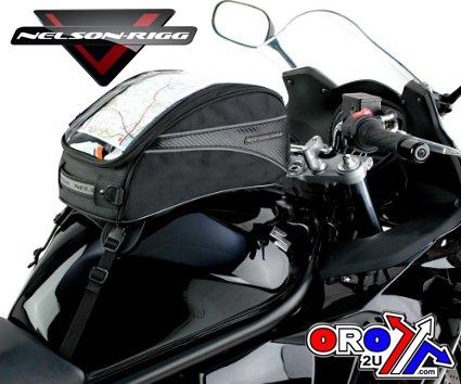 TANK BAG SPORTS W/STRAPS, NELSON-RIGG CL-1025-ST, Holds 10.62 Liters