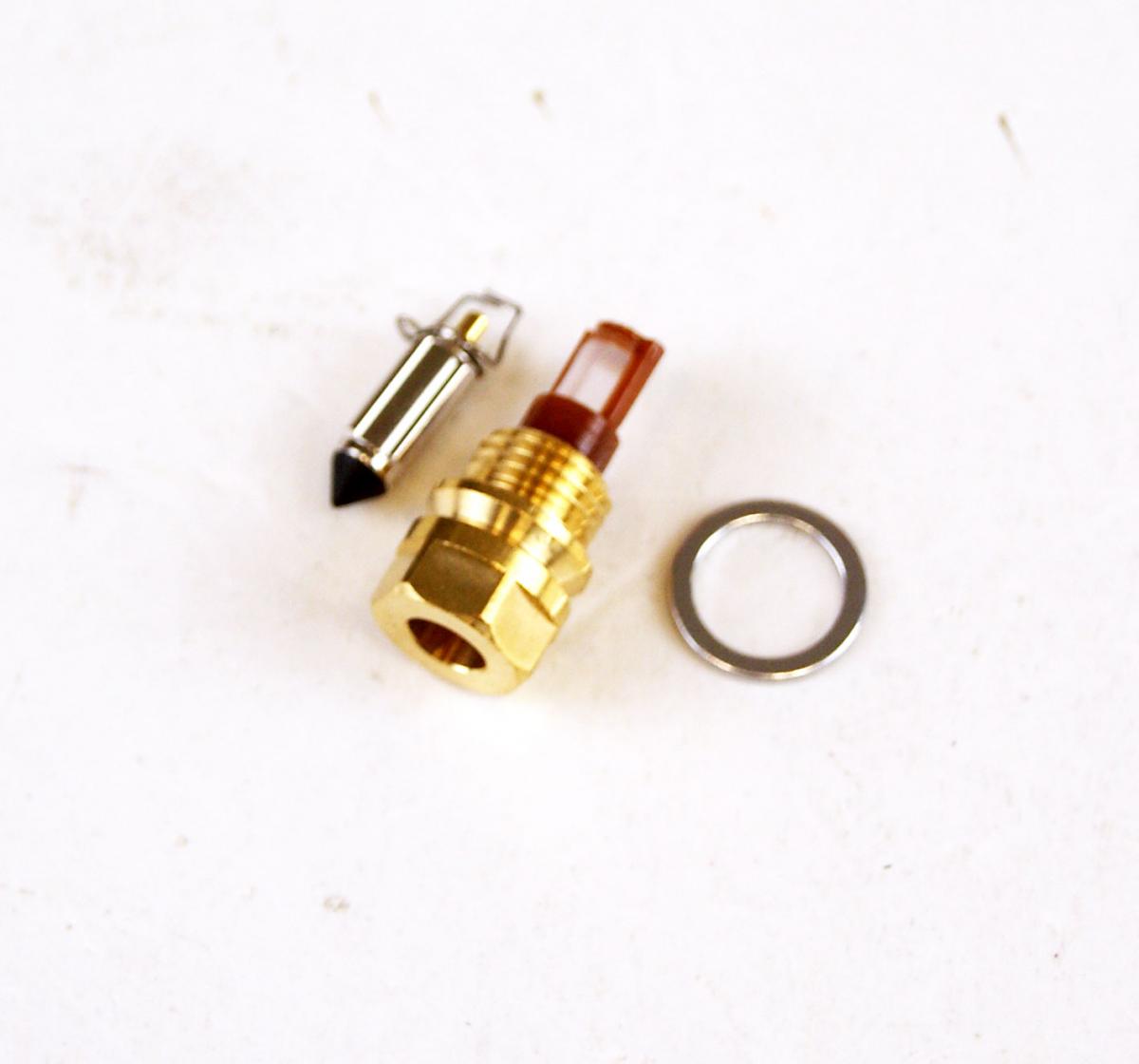 FLOAT VALVE ASSEMBLY, SUZUKI DR250-350 13370-44B00, KL18-4709, 13370-02D00