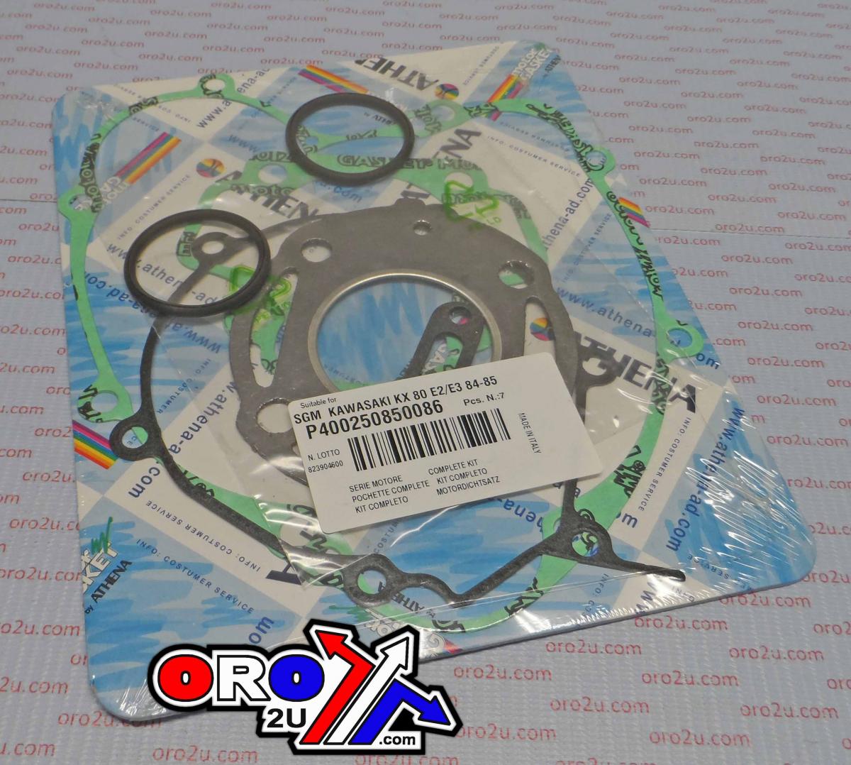 GASKET FULL SET KAWASAKI KX80 83-85, ATHENA P400250850086