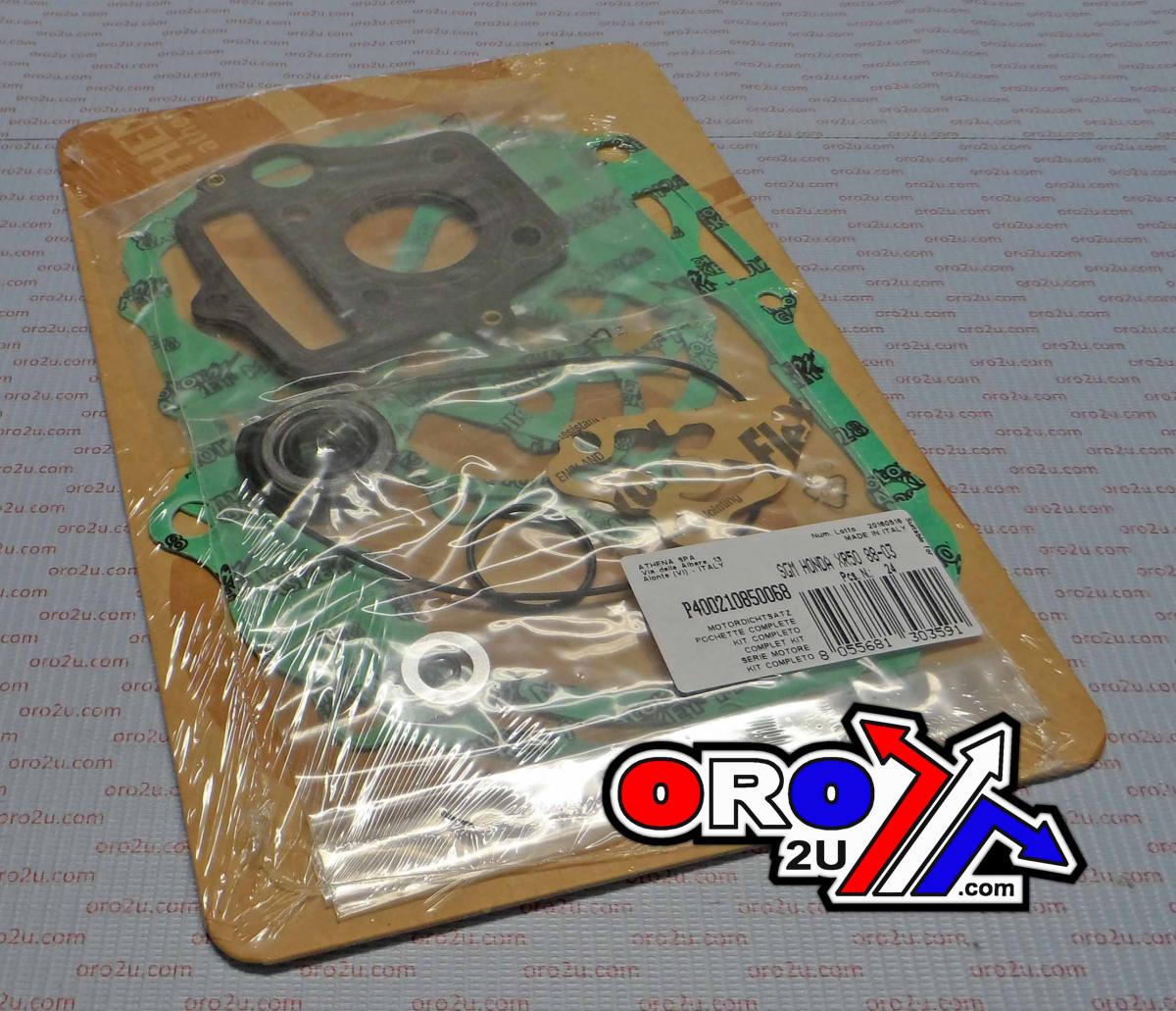 GASKET FULL SET HONDA XR50R 88-03, ATHENA P400210850068 HONDA