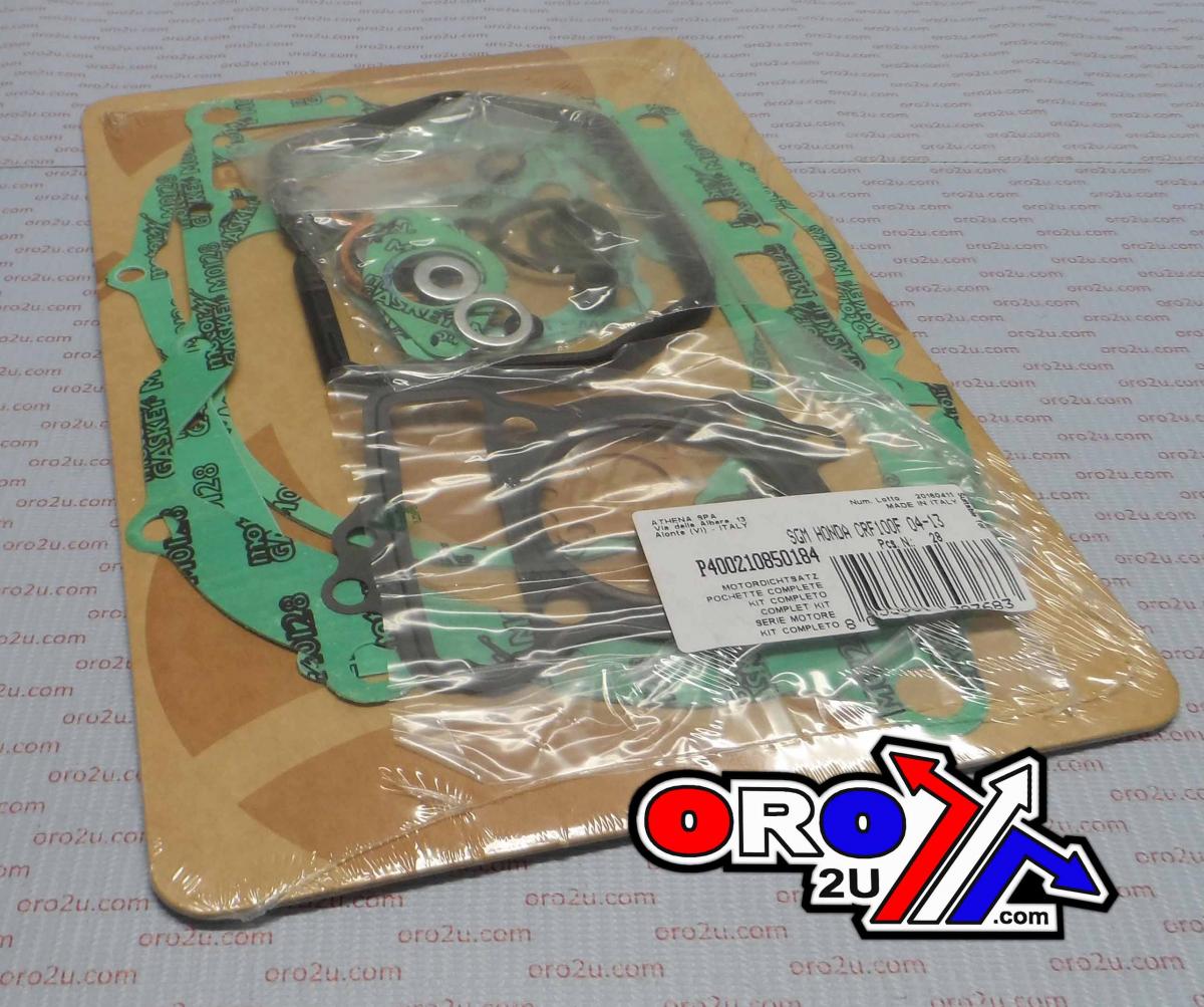 GASKET FULL SET HONDA CRF100F 04-09, ATHENA P400210850184 28pcs