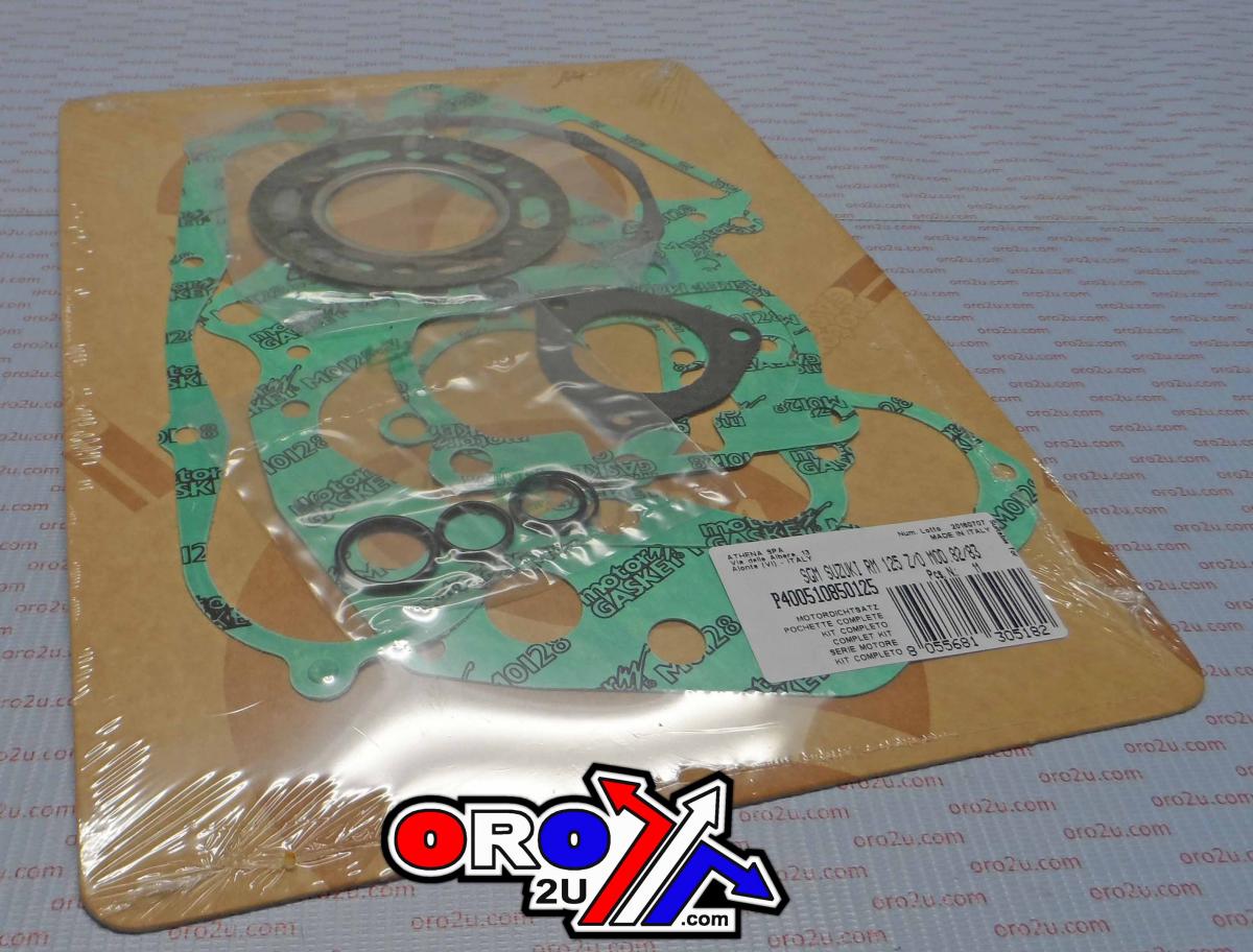 GASKET FULL SET SUZUKI RM125 82-83, ATHENA P400510850125 11pcs