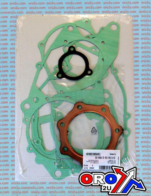 GASKET FULL SET HONDA CR450 81-83, P400210850451 ATHENA