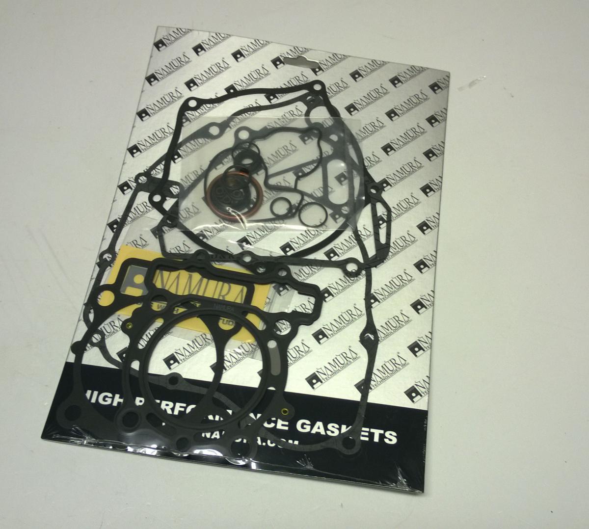 GASKET FULL SET KAWASAKI KX250F 09-16, NAMURA NX-20017F, NO ROCKER RUBBER SEAL