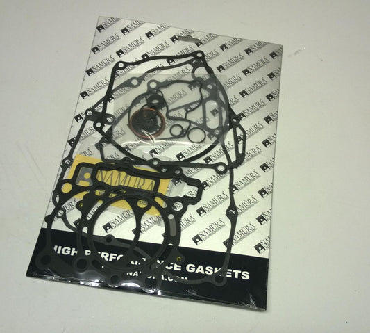 GASKET FULL SET KAWASAKI KX250F 09-16, NAMURA NX-20017F, NO ROCKER RUBBER SEAL