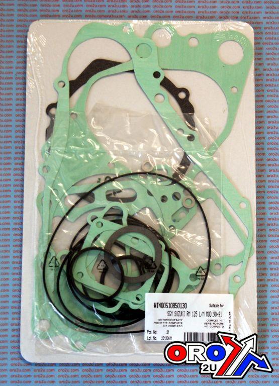 GASKET FULL SET SUZUKI RM125 89-91, ATHENA P400510850130