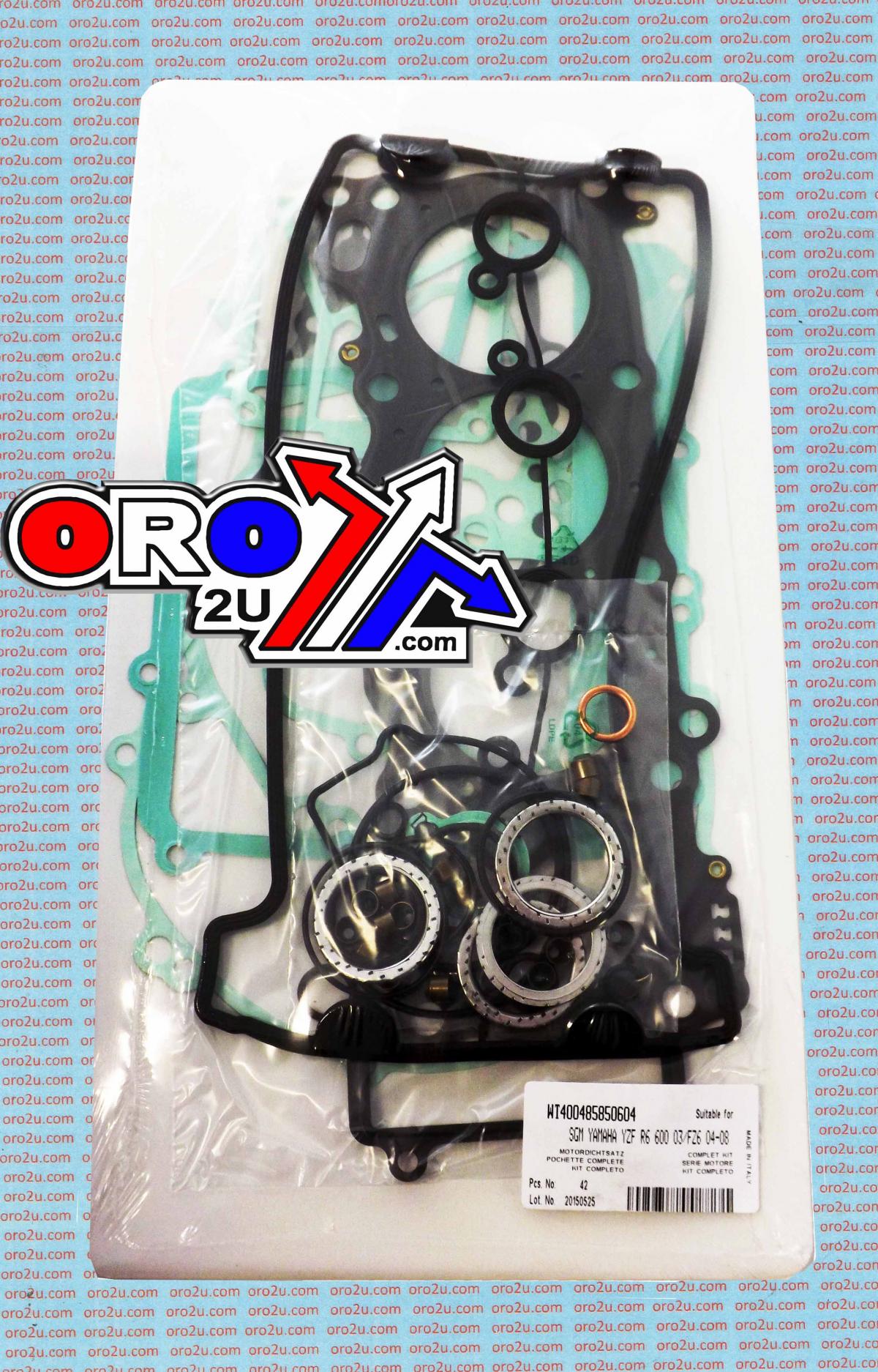 GASKET KIT YAMAHA YZF-R6 03-08, FZ6 04-09, ATHENA P400485850604
