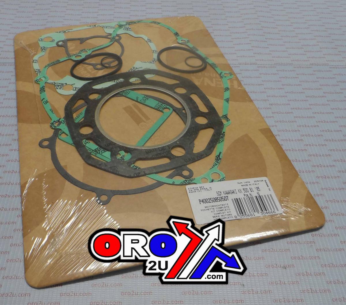 GASKET FULL SET KAWASAKI KX500 1985, ATHENA P400250850507