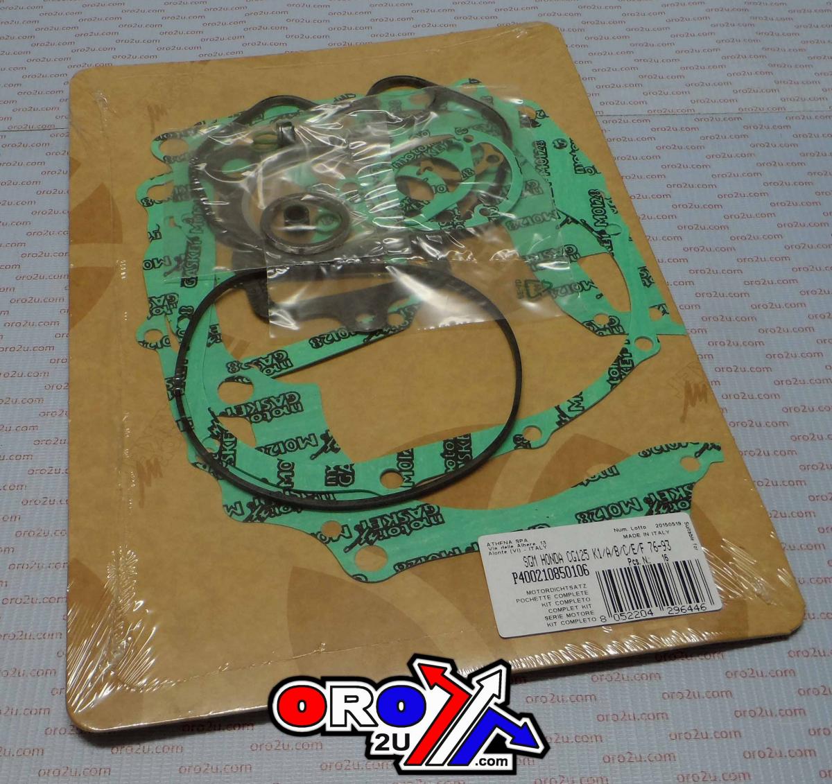 GASKET FULL SET HONDA CG125 76-93, ATHENA P400210850106