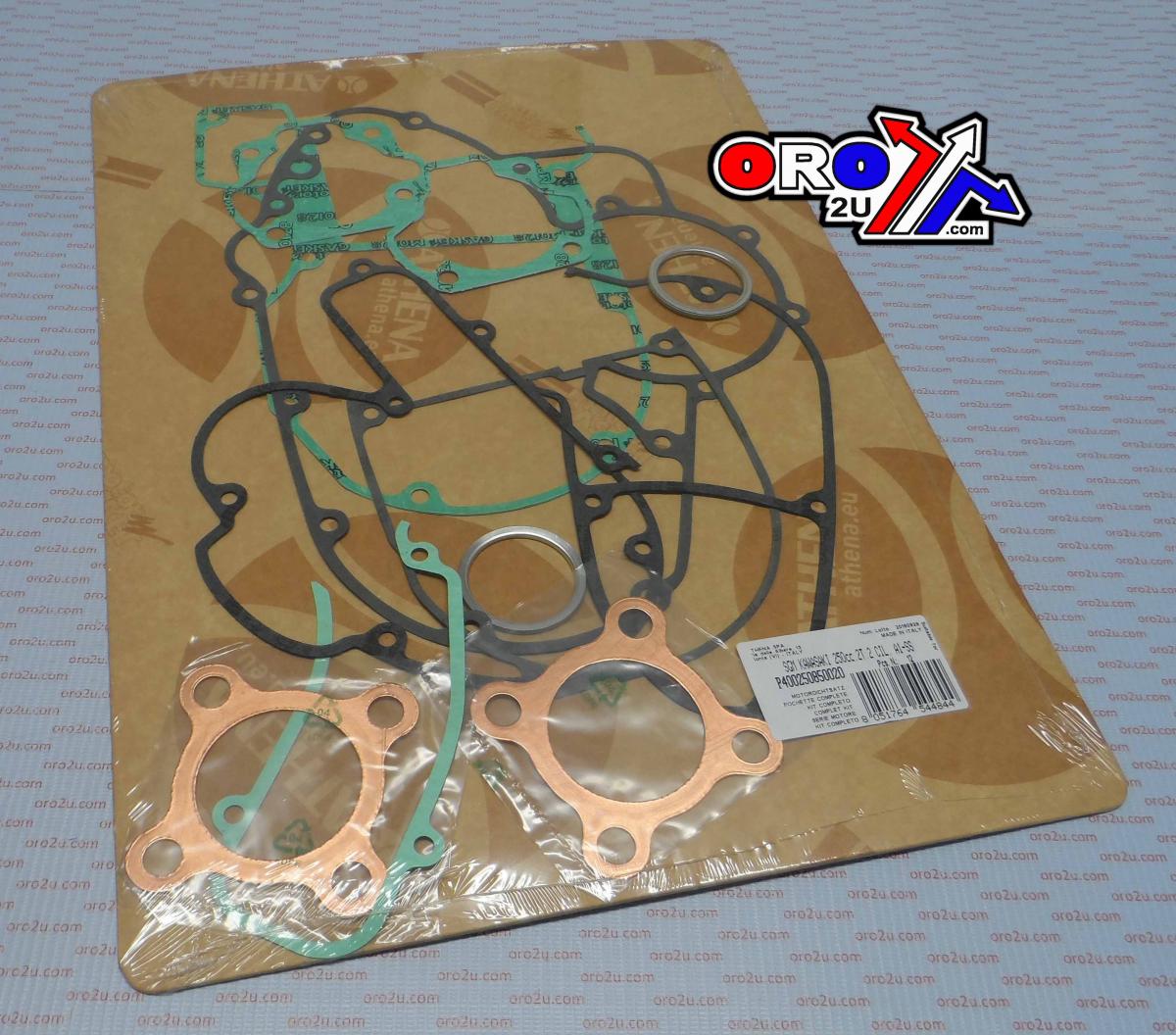 GASKET FULL SET KAWASAKI 250cc 2cyl 2T 66-71, ATHENA P400250850020