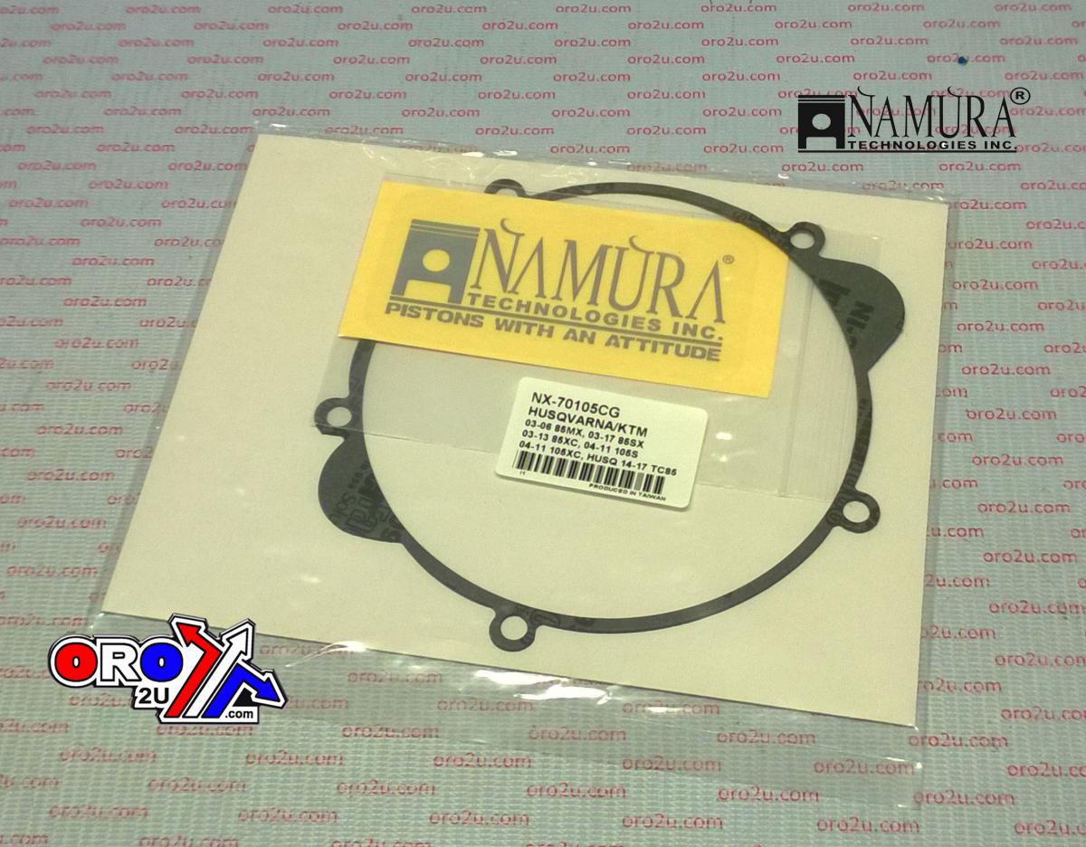 GASKET CLUTCH COVER KTM 85 03-17, 105 04-11, NAMURA NX-70105CG, 1671851000