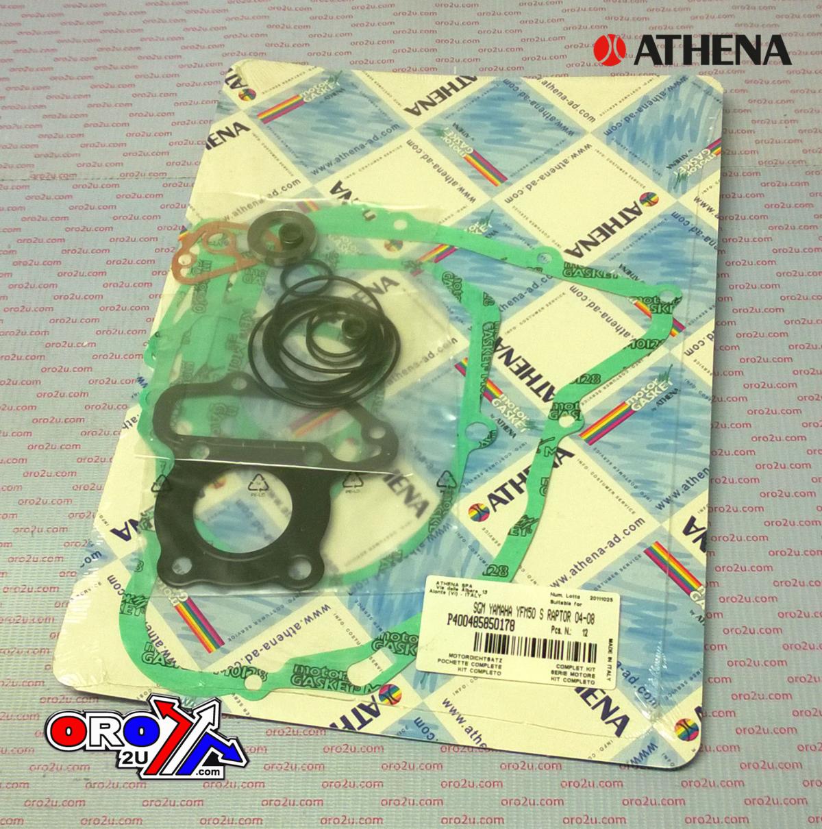 COMPLETE GASKET KIT YAMAHA YFM50 RAPTOR 04-08, ATHENA P400485850178