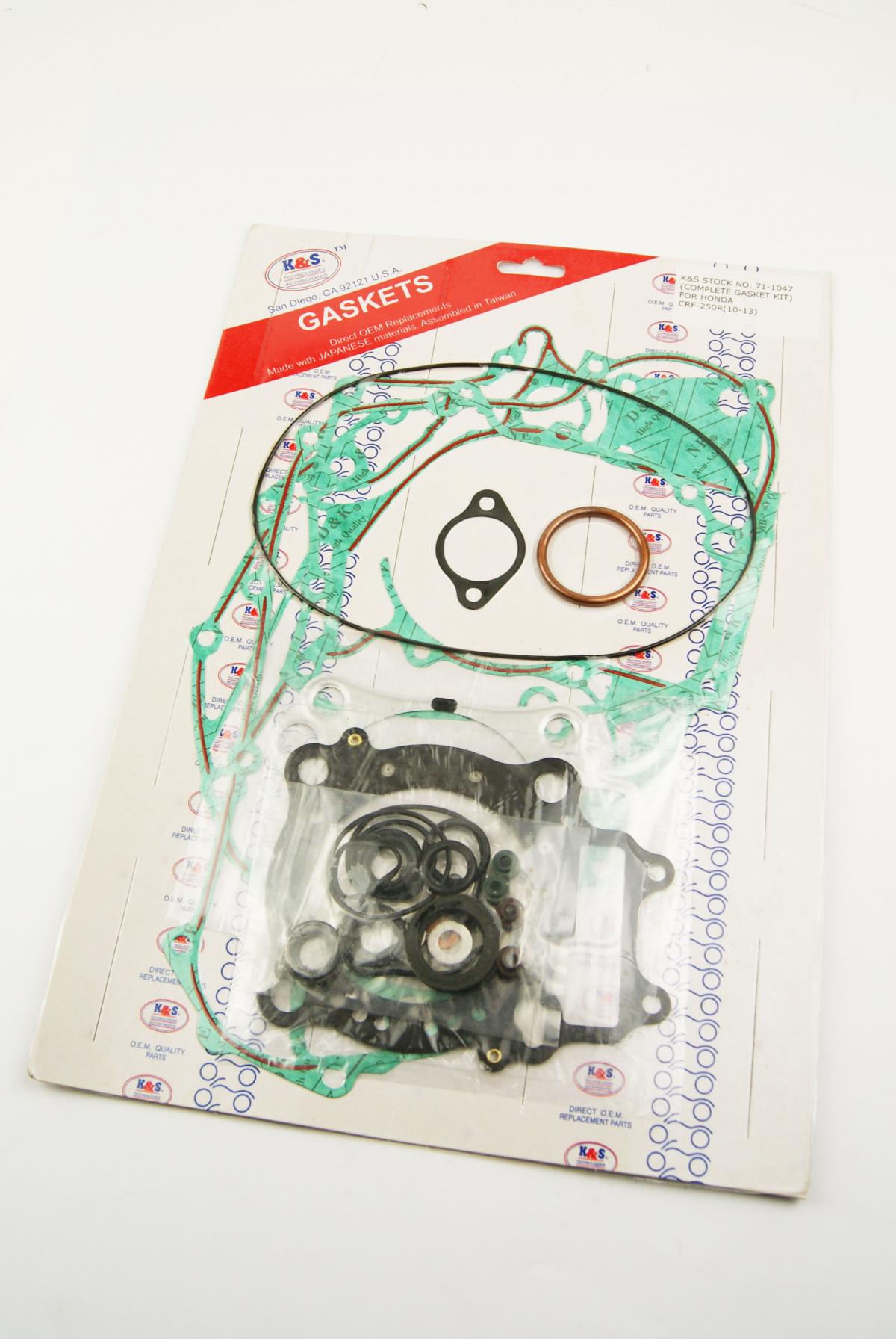 GASKET FULL SET HONDA CRF250R 10-17, K&S TECHNOLOGIES [31PC SET], K&S 71-1047
