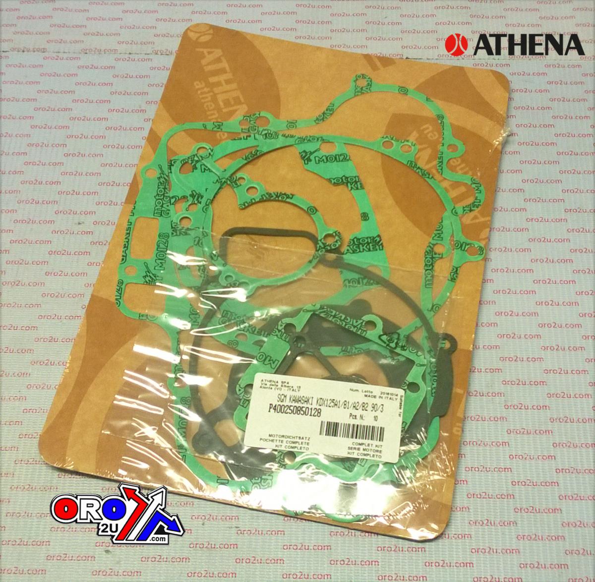 COMPLETE GASKET KIT KAWASAKI KDX125 90-93, ATHENA P400250850128