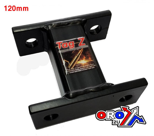 120mm SPACER FOR CAR RACK, HITCH SPACER 90mm CENTERS UK