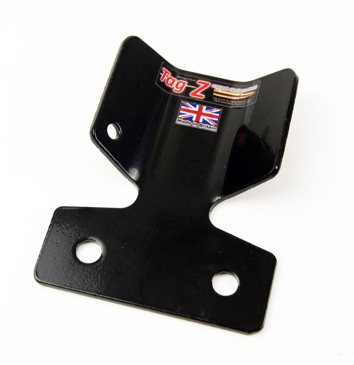 5MM HEAVY DUTY PLATE BLACK, TOW BAR BUMPER PROTECTOR PLATE