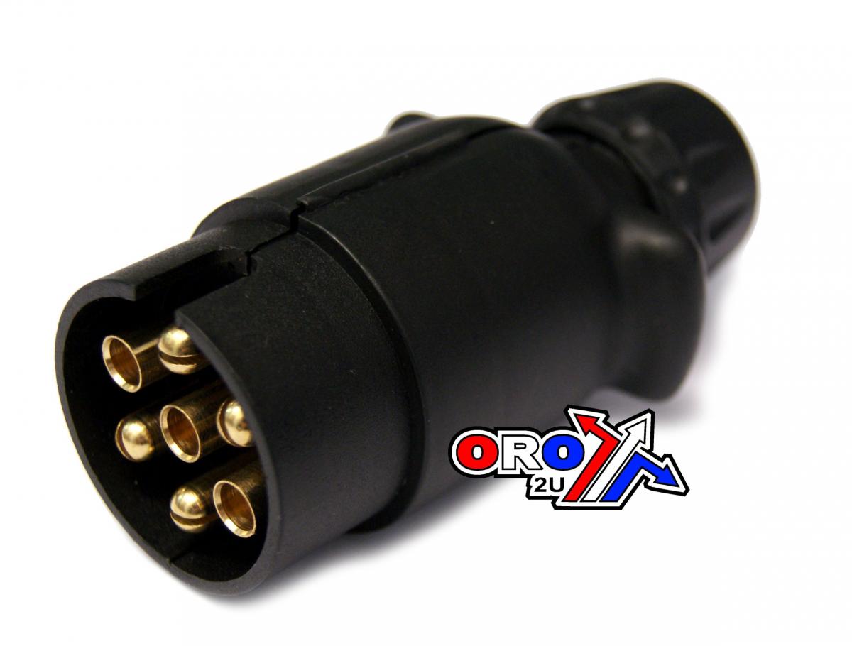 7 PIN PLUG PLASTIC TERMINAL, TRAILER 7 PIN PLUG / EACH