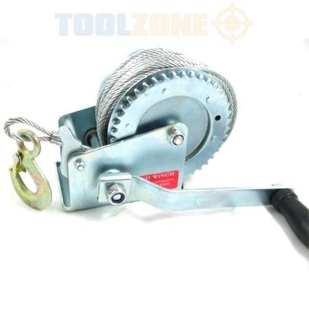 HAND WINCH, 1200LB/545KG, 20M ROPE, ATV/UTV